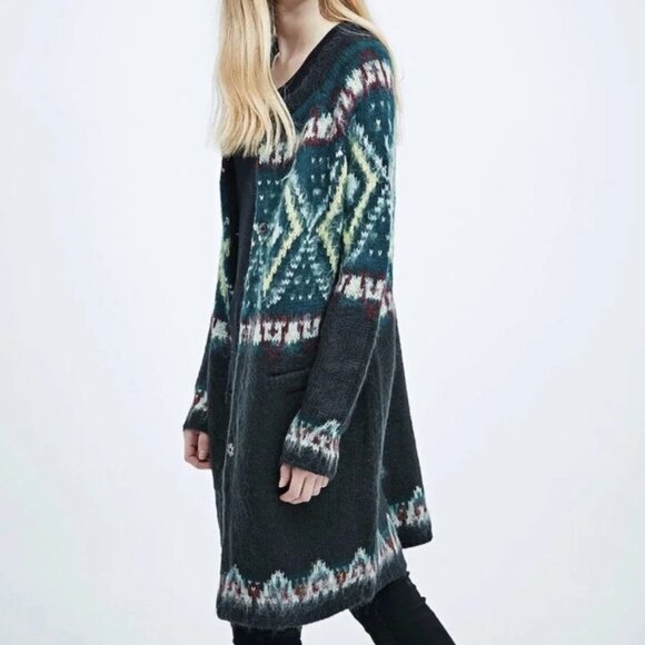 Free People Long Cardigan Size Small - Picture 8 of 8